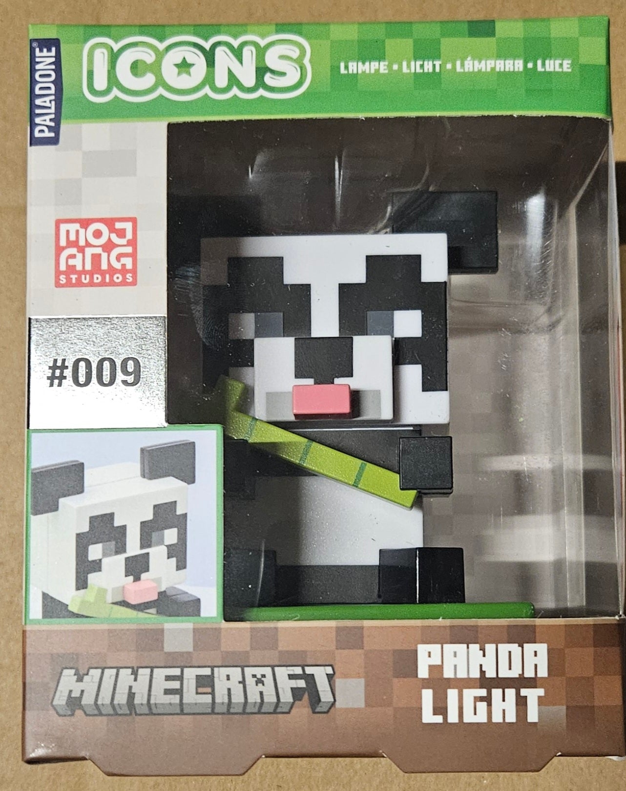 MINECRAFT - Panda - Lampe Icone 10cm