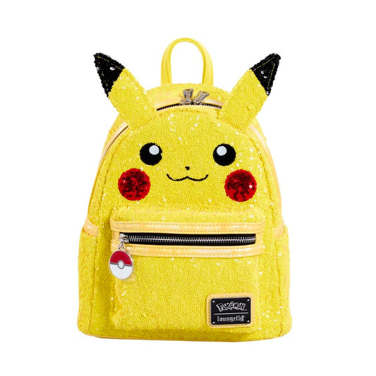 Pokemon Loungefly Mini Sac A Dos Sequin Pikachu Cosplay
